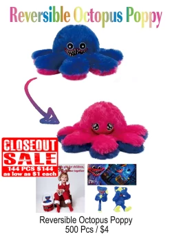 Reversible Octopus Poppy
